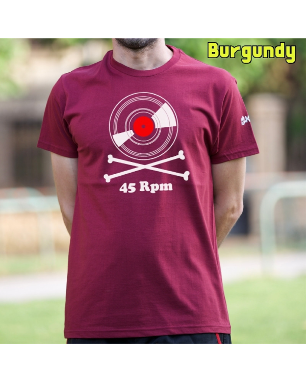 Camiseta hombre Vinilo 45 Rpm - manga corta