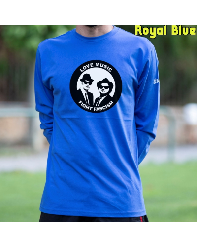 Camiseta Hombre Blues Brothers Antifa - manga larga