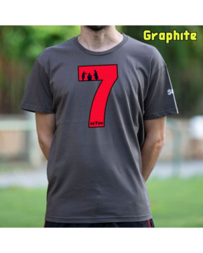 Camiseta Hombre Manga Corta-Seven Graphite