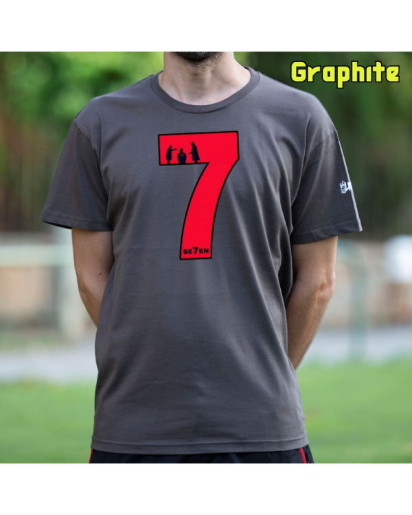 Camiseta Hombre Manga Corta-Seven Graphite