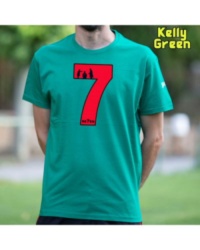 Camiseta Hombre Manga Corta-Seven KellyGreen