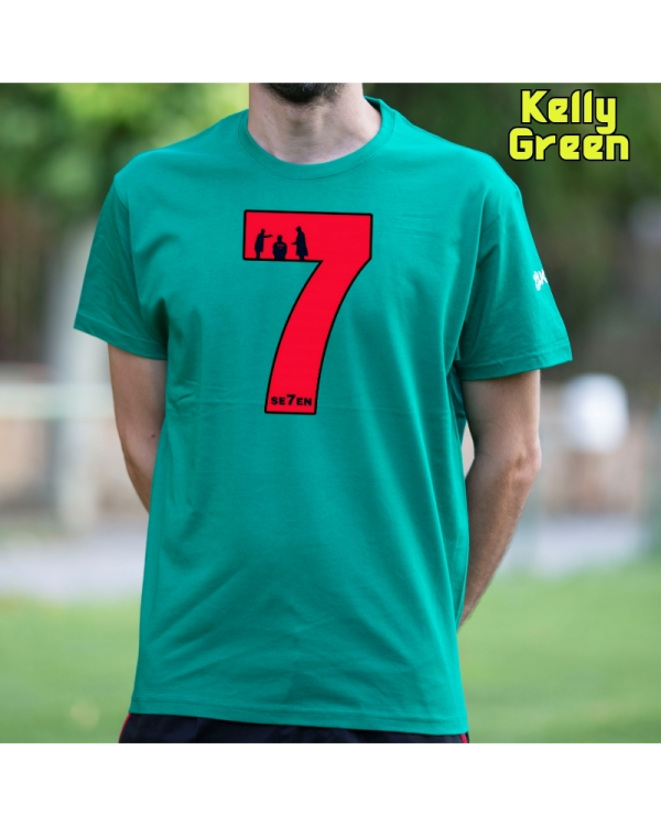 Camiseta Hombre Manga Corta-Seven KellyGreen