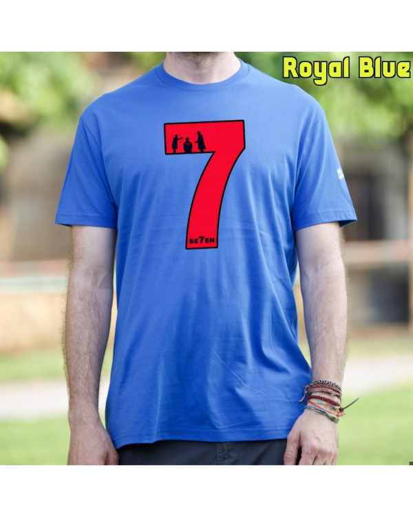 Camiseta Hombre Manga Corta-Seven RoyalBlue