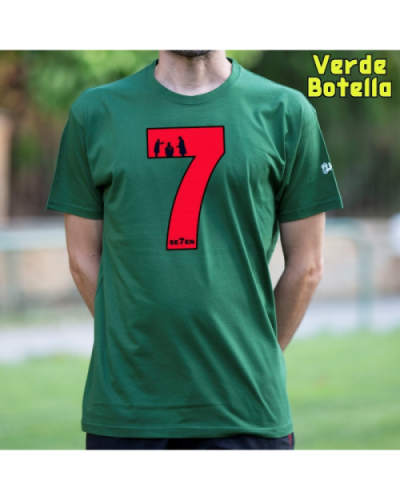 Camiseta Hombre Manga Corta-Seven VerdeBotella