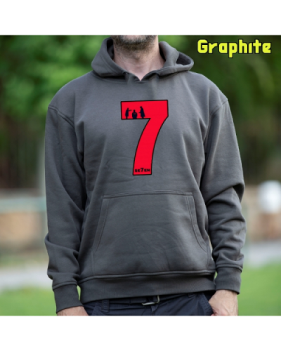 Sudadera Hombre Capucha-Seven Graphite Sudadera Hombre Capucha-Seven Graphite
