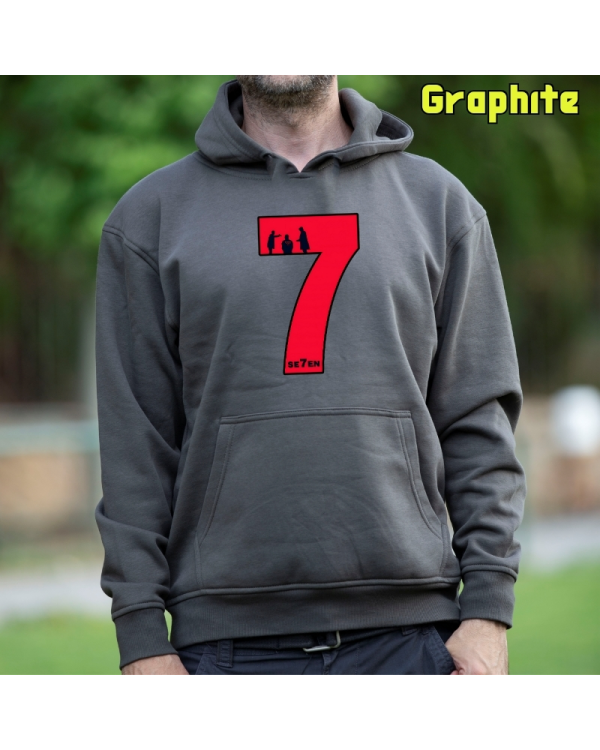 Sudadera Hombre Capucha-Seven Graphite Sudadera Hombre Capucha-Seven Graphite