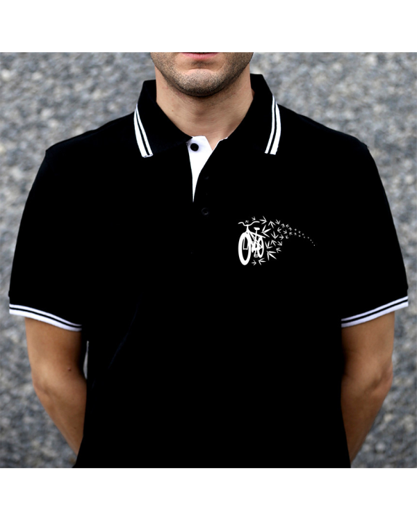 Polo POWER BIKE - manga corta