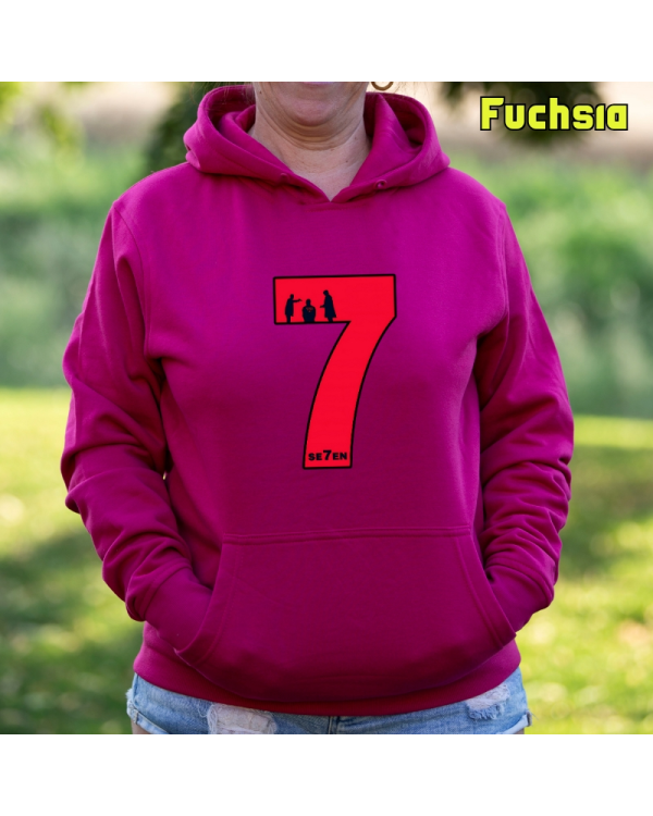 Sudadera Mujer Capucha-Seven Fuchsia