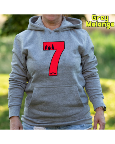 Sudadera Mujer Capucha-Seven GreyMelange Sudadera Mujer Capucha-Seven GreyMelange