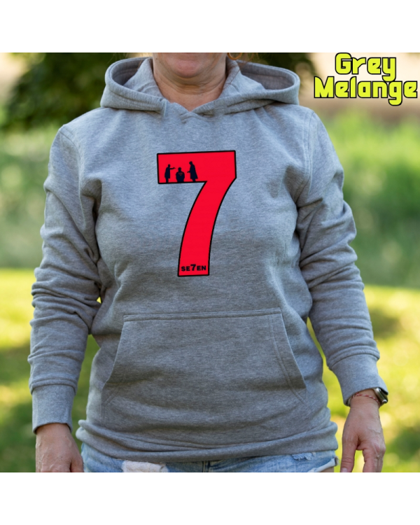 Sudadera Mujer Capucha-Seven GreyMelange Sudadera Mujer Capucha-Seven GreyMelange