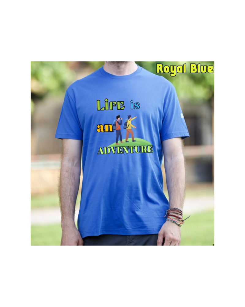 Camiseta Hombre Manga Corta - Life Is