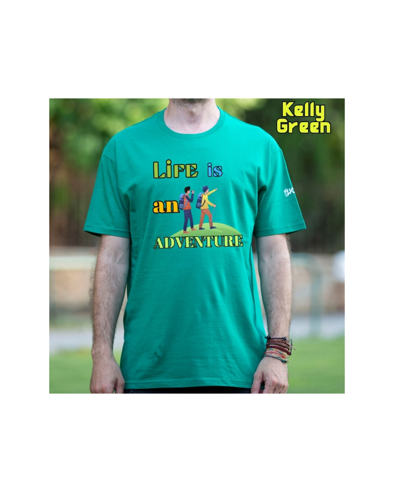 Camiseta Hombre Manga Corta - Life Is