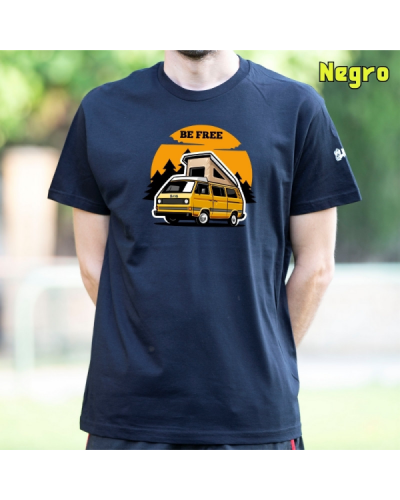 Be Free - Camiseta Hombre Manga Corta