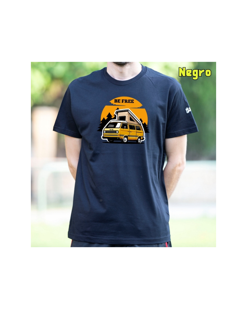 Be Free - Camiseta Hombre Manga Corta