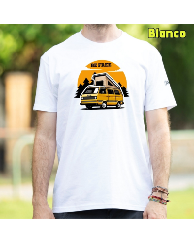 Camiseta Hombre Manga Corta - Be Free