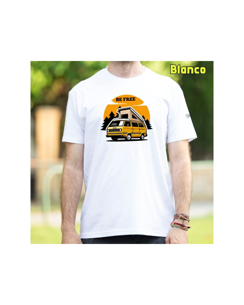 Camiseta Hombre Manga Corta - Be Free