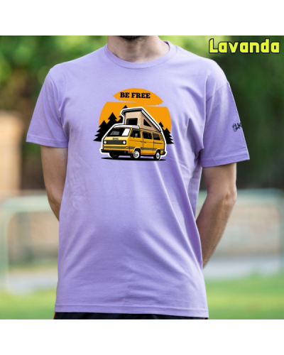 Camiseta Hombre Manga Corta - Be Free