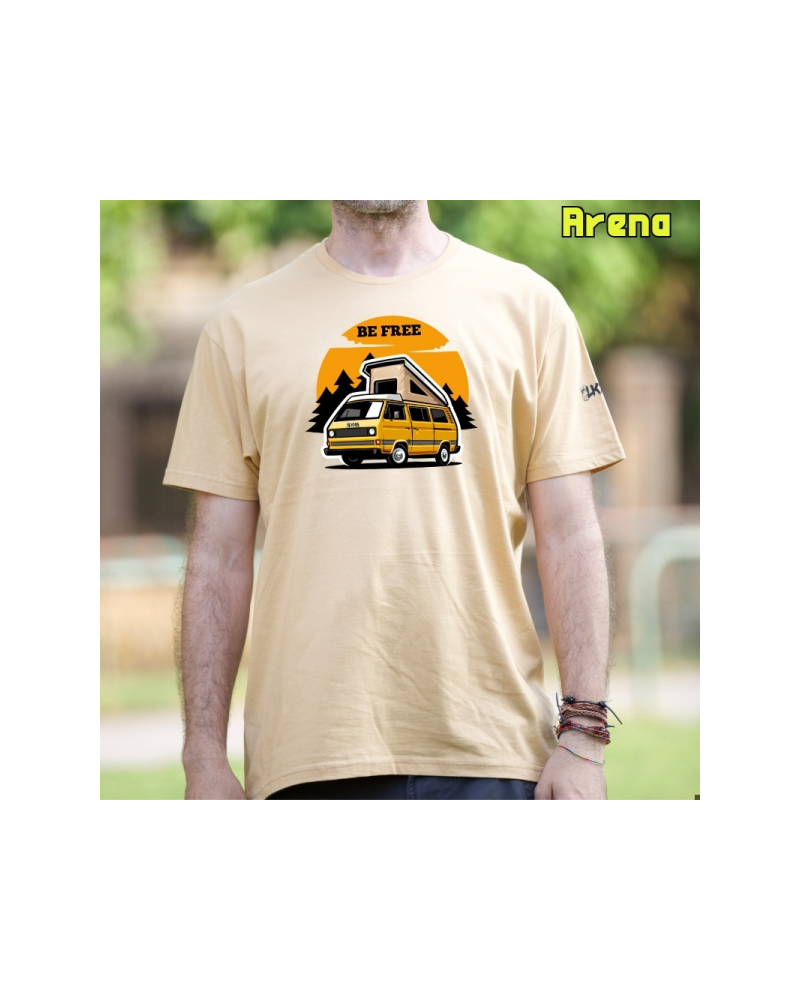 Camiseta Hombre Manga Corta - Be Free