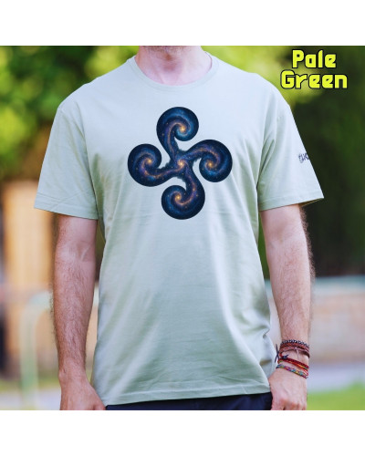 Gizonezkoen Kamiseta - Lauburu Galaxia