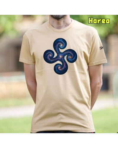 Gizonezkoen Kamiseta - Lauburu Galaxia