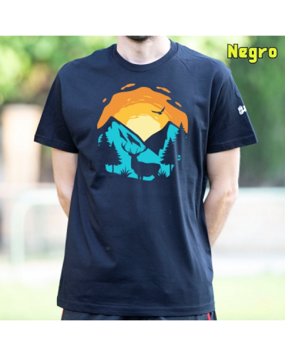 Camiseta Hombre Manga Corta - MOUNTAIN SUNSET