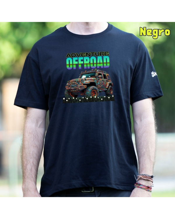 Camiseta Hombre Manga Corta - Aventura Offroad