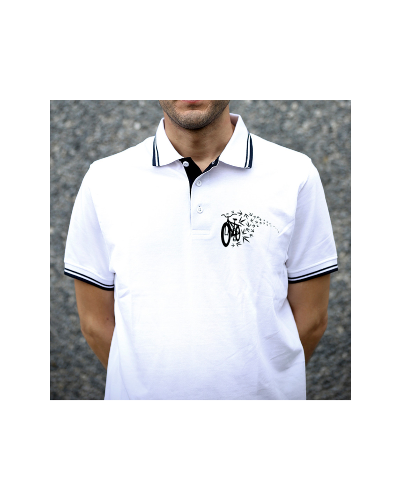 Polo POWER BIKE - manga corta