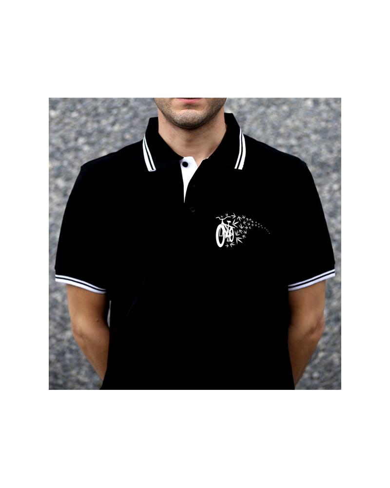 Polo POWER BIKE - manga corta