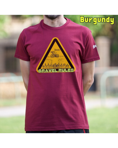 Camiseta Hombre Manga Corta - GRAVEL RULES