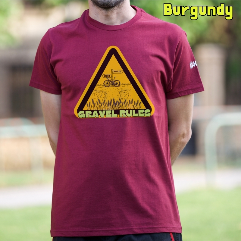 Camiseta Hombre Manga Corta - Gravel Rules