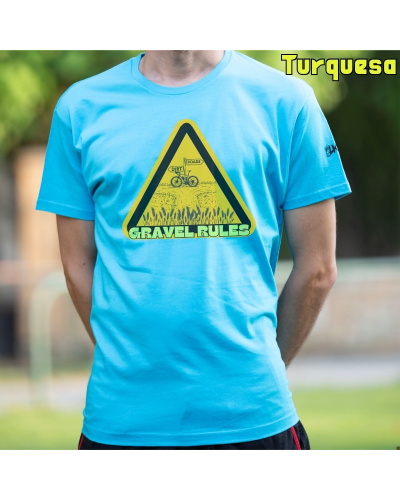 Camiseta Hombre Manga Corta - GRAVEL RULES