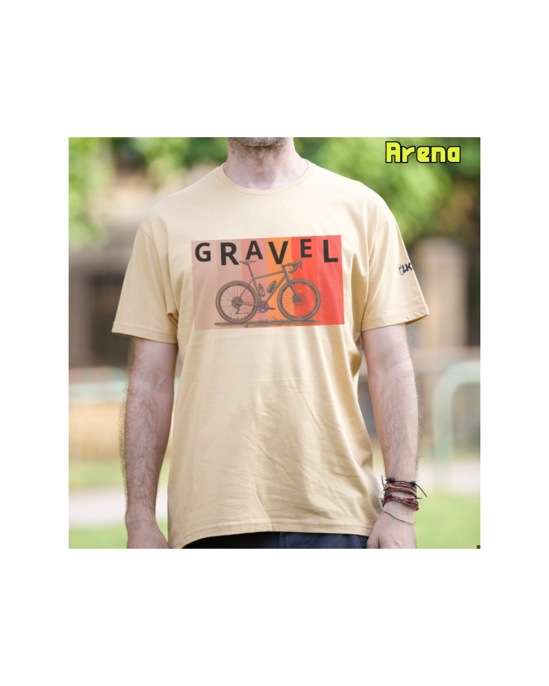 Camiseta Hombre Manga Corta - Gravel