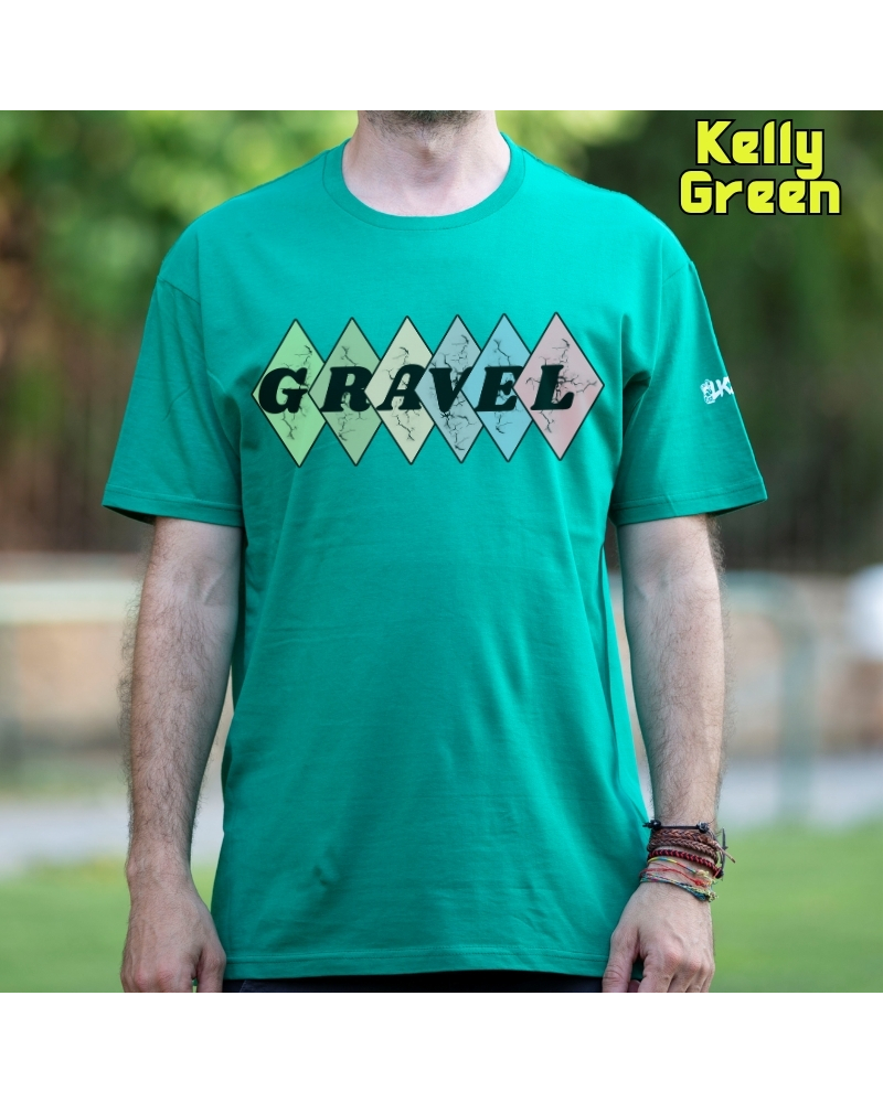 Camiseta Hombre Manga Corta - Gravel Rombos