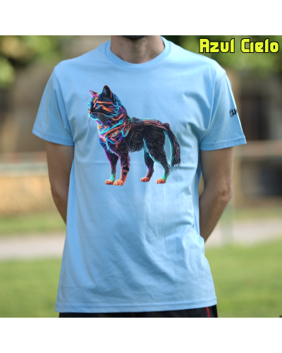 Camiseta Hombre Manga Corta - GATO