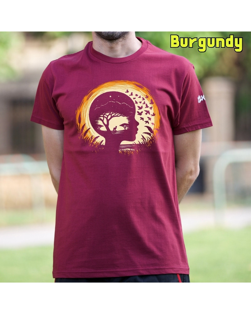 Camiseta Hombre Manga Corta - Soñando Sabana