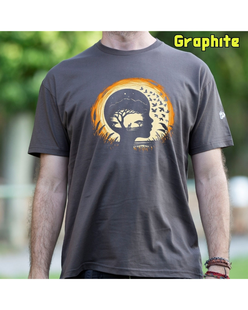 Camiseta Hombre Manga Corta - Soñando Sabana