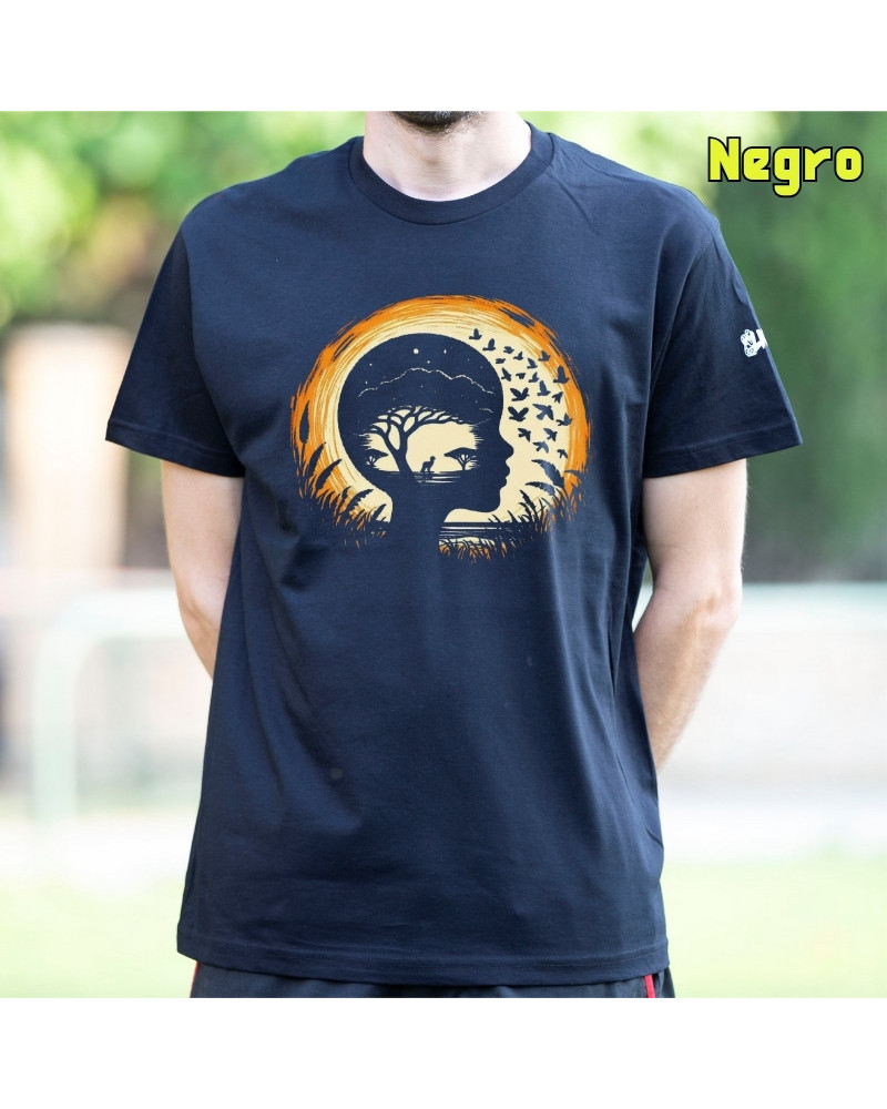 Camiseta Hombre Manga Corta - Soñando Sabana