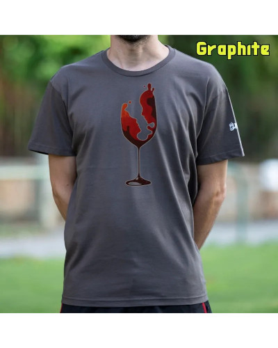 Camiseta Hombre Manga Corta - COPA VINO