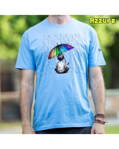 Camiseta Hombre Manga Corta - BAJO LA LLUVIA