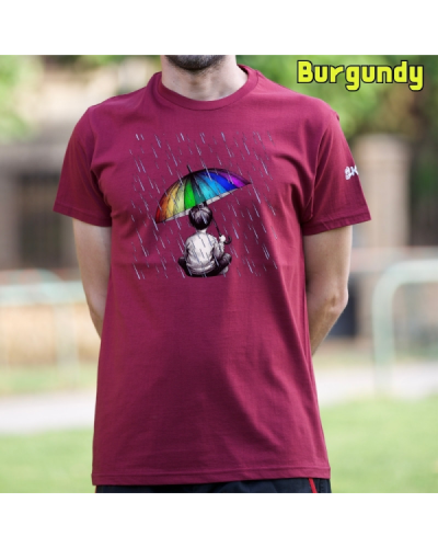 Camiseta Hombre Manga Corta - BAJO LA LLUVIA