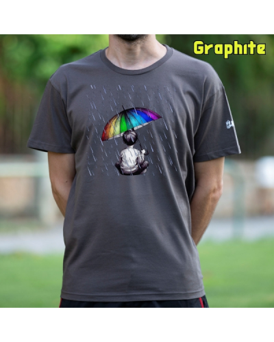 Camiseta Hombre Manga Corta - BAJO LA LLUVIA