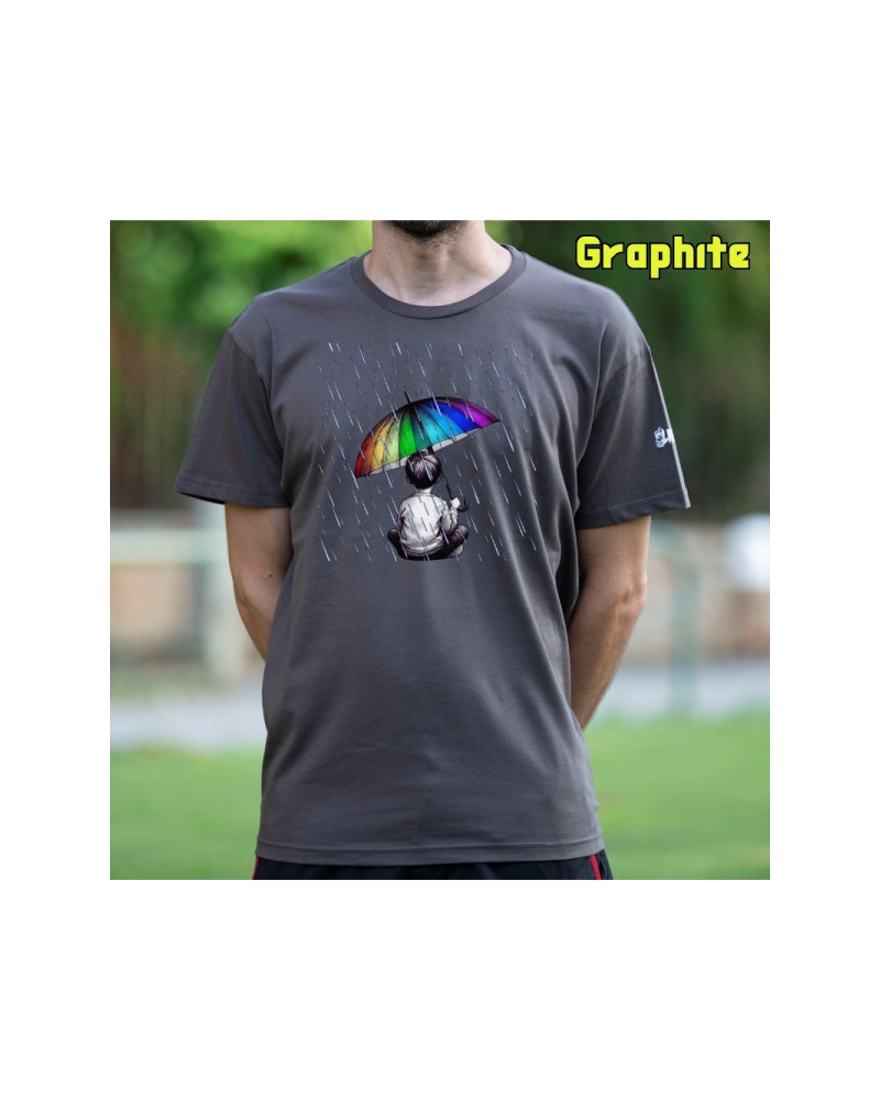 Camiseta Hombre Manga Corta - Bajo La Lluvia