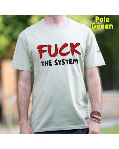 Camiseta Hombre Manga Corta - FUCK THE SYSTEM
