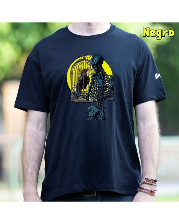 Camiseta Hombre Manga Corta - Raven