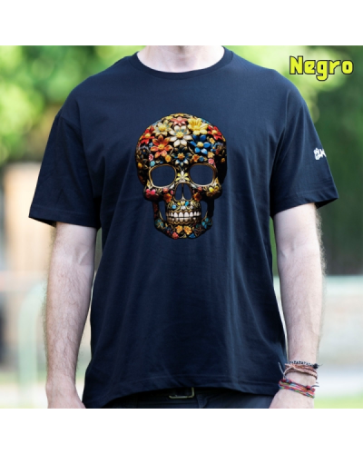 Camiseta Hombre Manga Corta - FLORIDA SKULL