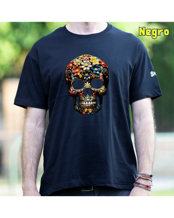 Camiseta Hombre Manga Corta - Florida Skull