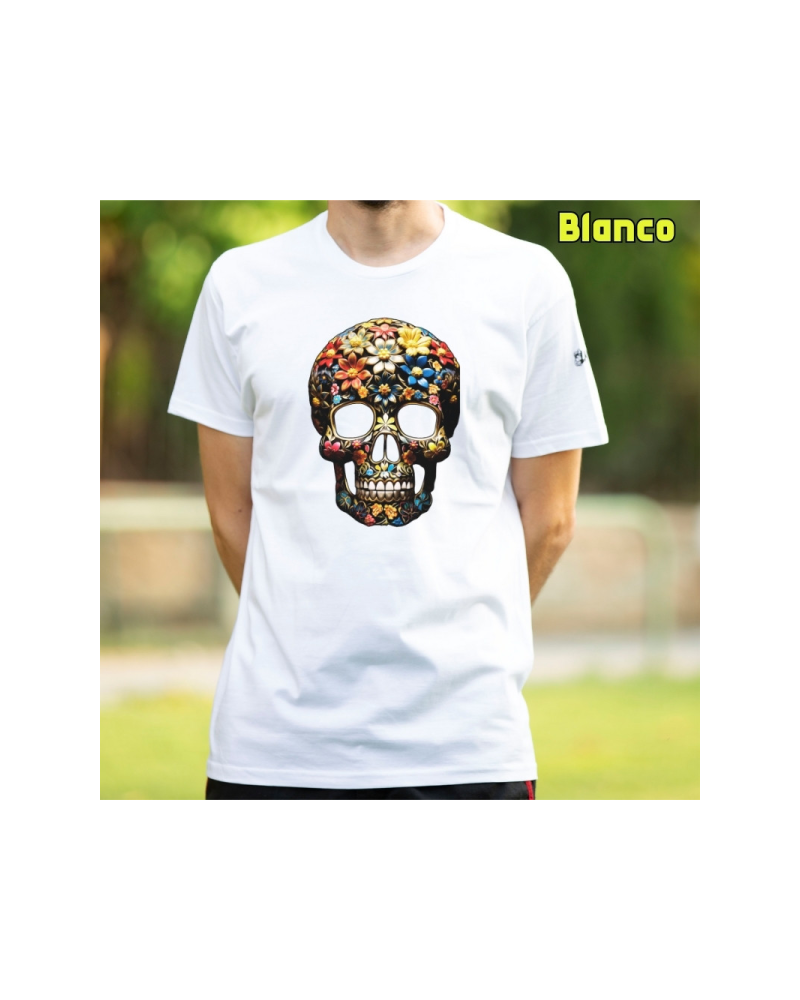 Camiseta Hombre Manga Corta - Florida Skull