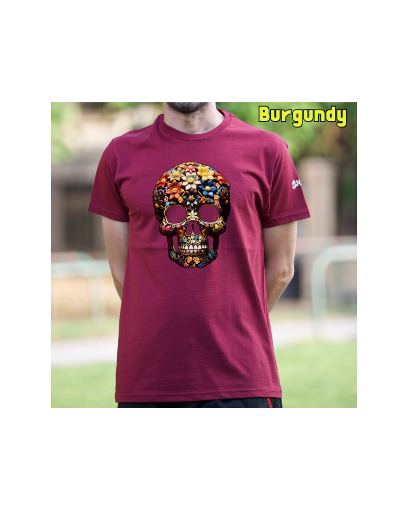 Camiseta Hombre Manga Corta - Florida Skull