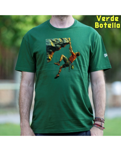 Colgado - Camiseta Hombre Manga Corta
