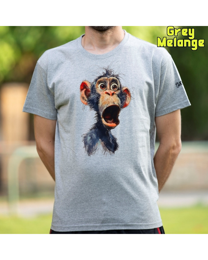 Camiseta Hombre Manga Corta - Chimpance